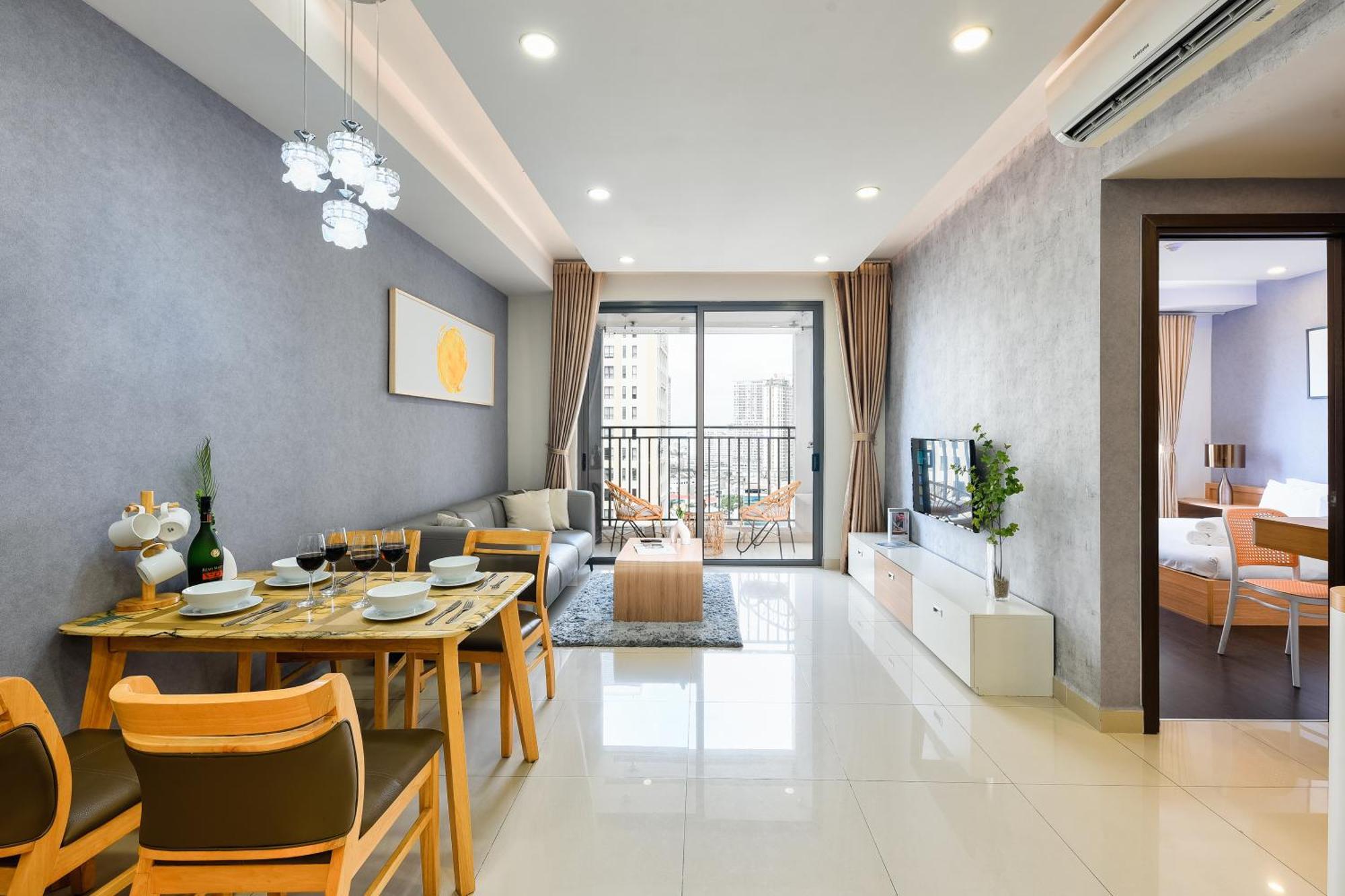 S Lux Apartment Ho Chi Minh-stad Buitenkant foto